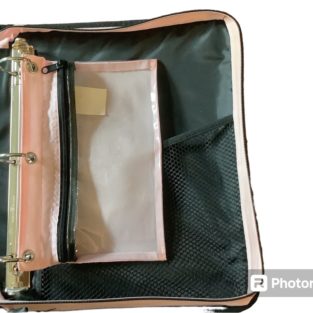 American Studio LEENIE fashion filled binder. Large D Rings, 5 pocket filing NWT - Picture 6 of 10